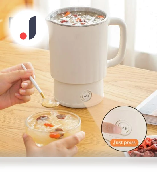 Foldable Travel Electric Kettle — Portable Cooking Solutions, Enjoy Smart Home
