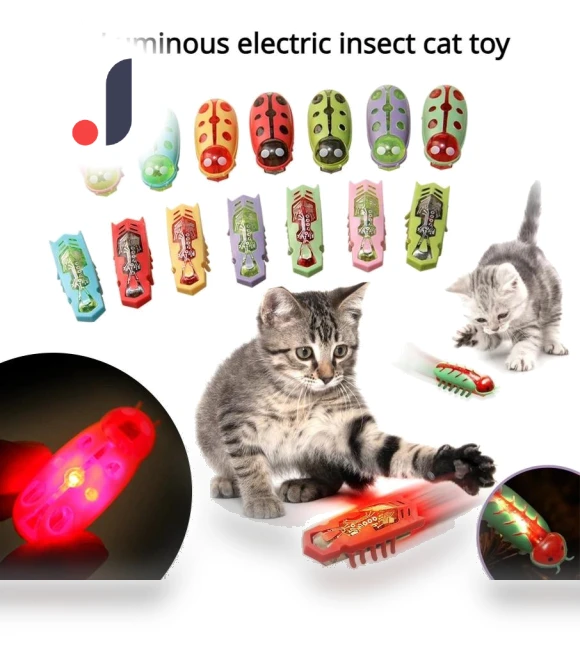 Glowing Electric Worms Interactive Pet Puzzle — Interactive Animal Companions, Smart Pet Supplies