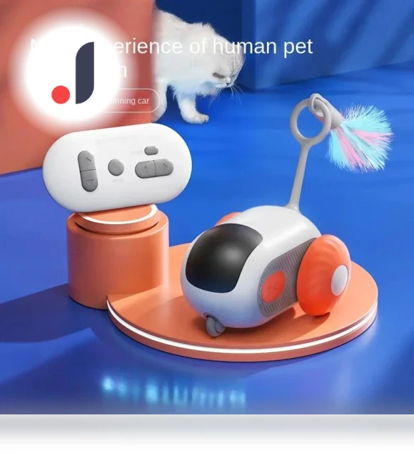 Intelligent Sports Car with Remote Control — Interactive Animal Companions, Smart Pet Supplies