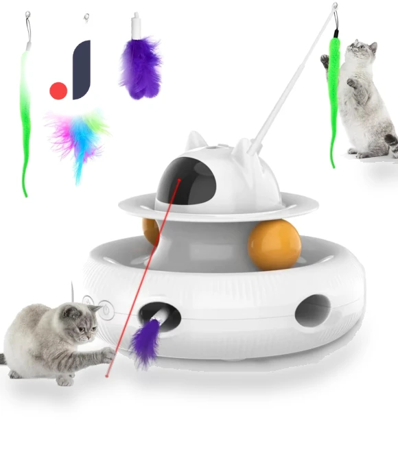 Interactive Cat Toy 4-in-1 — Cat Playthings, Smart Pet Supplies