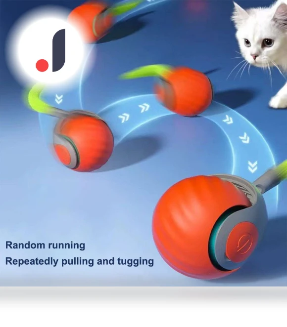 Interactive Cat Toy Ball — Cat Playthings, Smart Pet Supplies