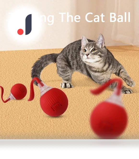 Interactive Cat Toy Ball — Cat Playthings, Smart Pet Supplies