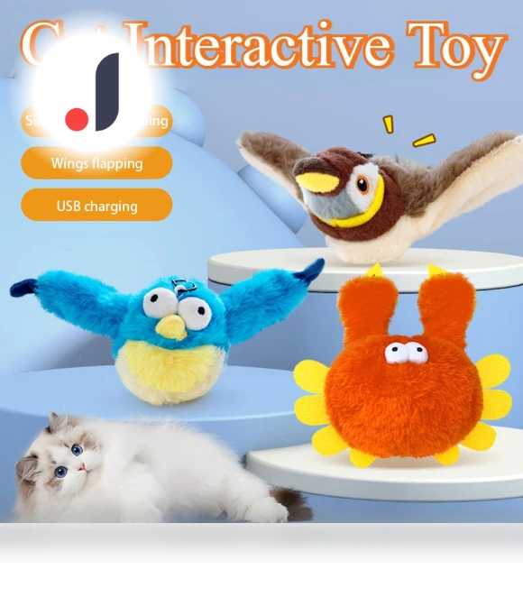 Interactive Cat Toys with USB Charging — Cat Playthings, Smart Pet Supplies