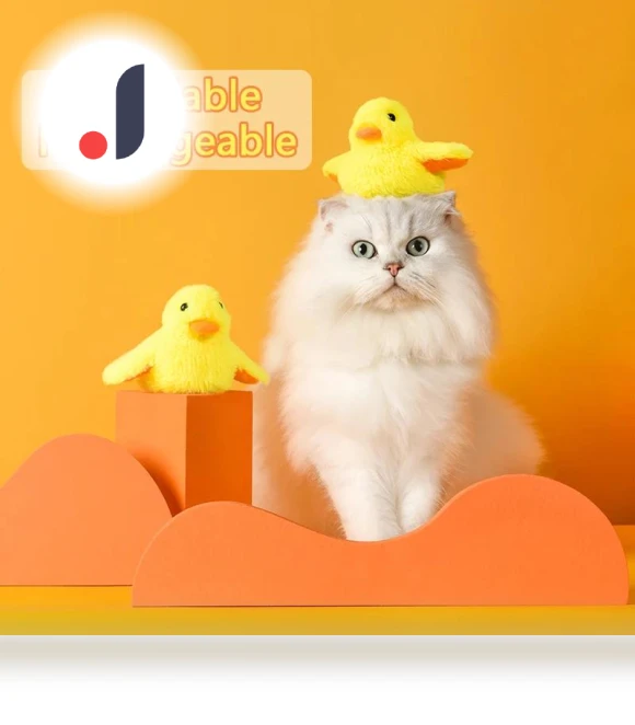 Interactive Flapping Duck Toy — Cat Playthings, Smart Pet Supplies