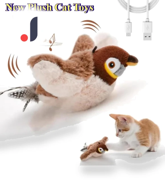 Interactive Flying Bird Toy for Cats — Cat Playthings, Pawstrip
