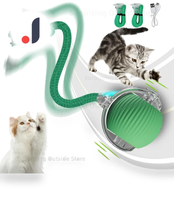 Interactive Pet Toy Ball — Interactive Animal Companions, JINGYUE Pet