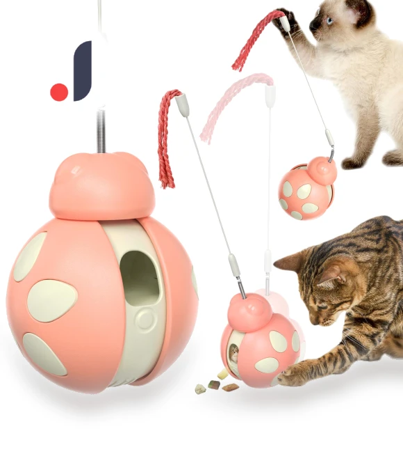 Interactive Pet Treat Dispenser Ball — Toys, Smart Pet Supplies