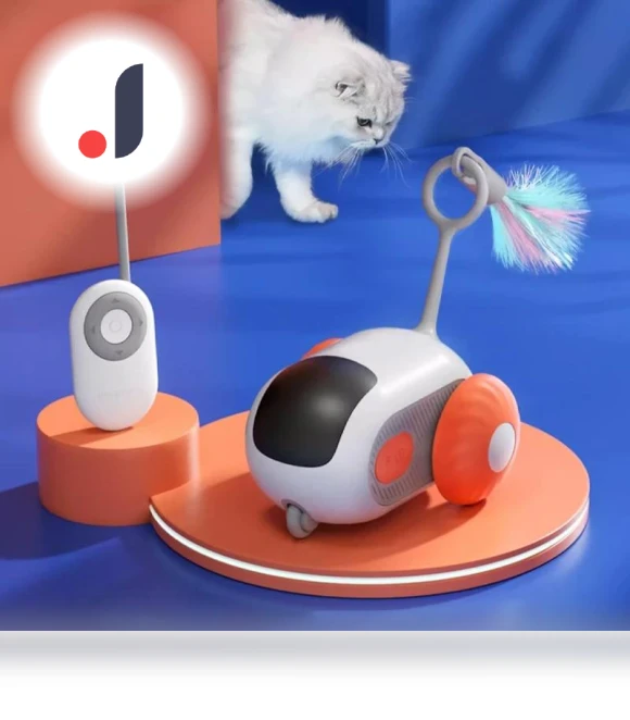 Interactive Smart Toy Car for Cats — Cat Playthings, Smart Pet Supplies