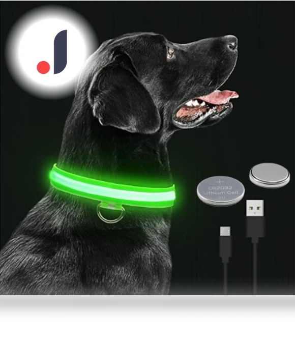LED Glowing Dog Collar — Collars, Smart Pet Supplies