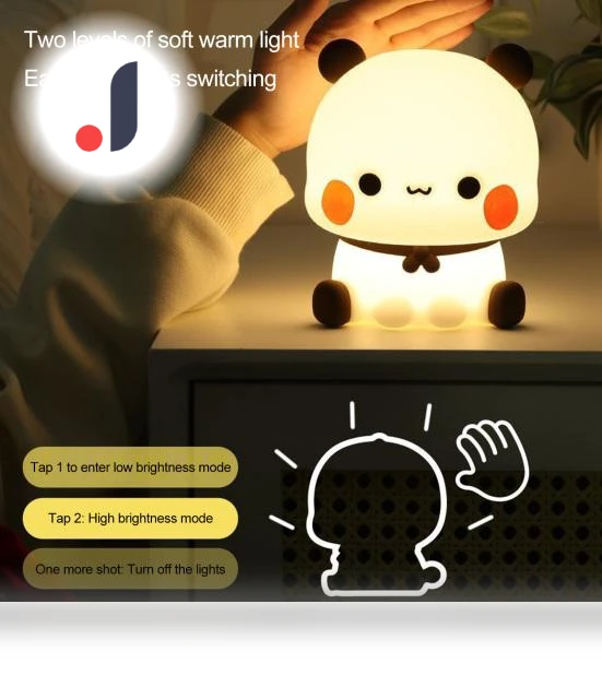 Night Light with Cartoon Panda Design — Night Lights, COCOON