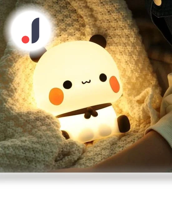 Night Light with Cartoon Panda — Night Lights, Sevier 3C