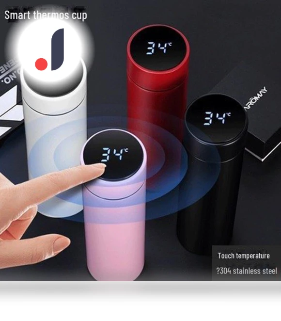 Portable Smart Temperature Display Tumbler — Beverage Warmers, VividTrove
