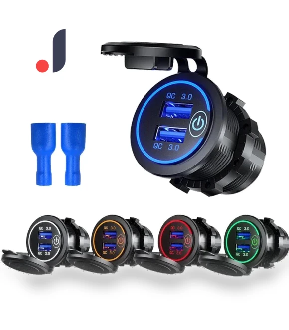Quick Charge 3.0 Dual USB Car Charger — Chargers, Rustic Elegance House