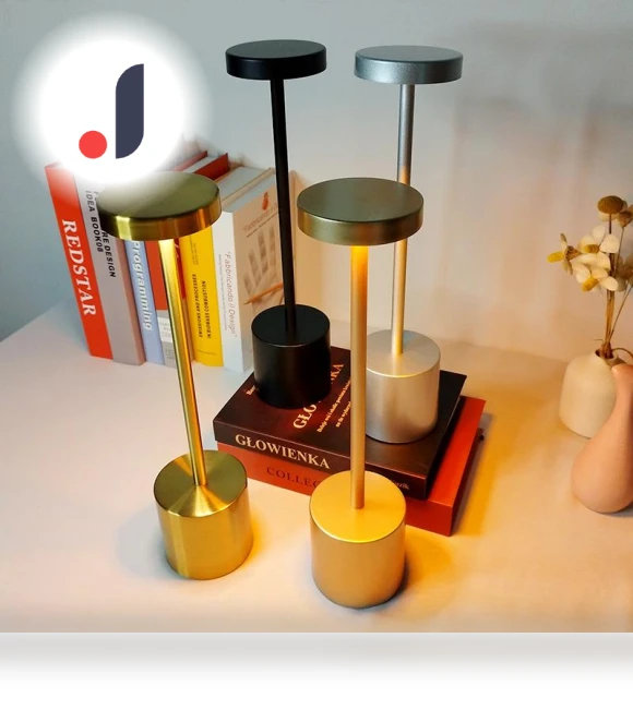 Retro Metal LED Desk Lamp with USB Charging and Touch Control — Study & Desk Lighting, Home Textiles Fashion Gallery