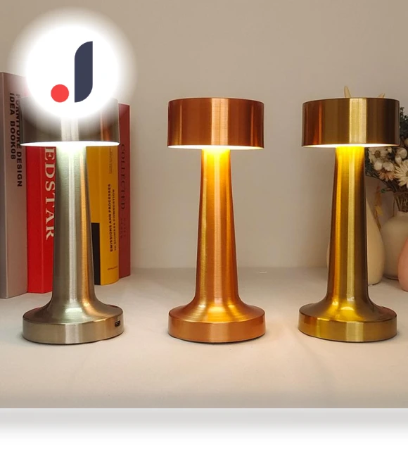 Retro Metal LED Desk Lamp — Desk & Table Lighting, Home Textiles Fashion Gallery