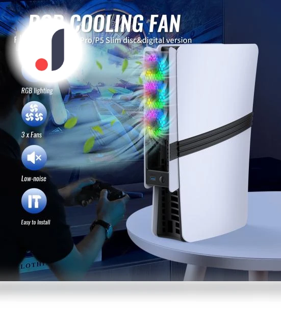 RGB Cooling Fan for Gaming Console — Cooling Pads & Fans, Redmaple