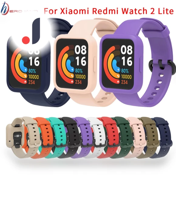 Silicone Watch Strap with Protective Case — Fitness Bands, MY-CASE