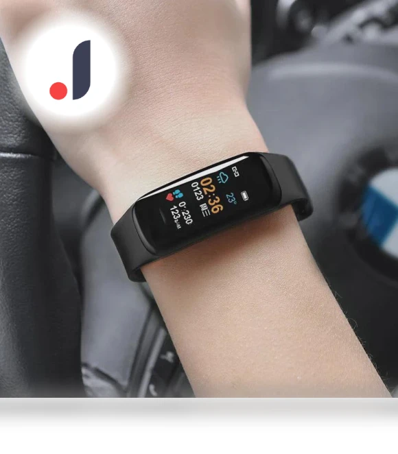 Smart Bracelet with Blood Pressure Monitor — Smartwatches, StrideBox