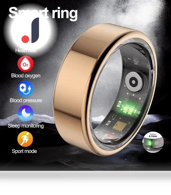 Smart Fitness Tracker Ring — Wearable Accessories, caicaichen