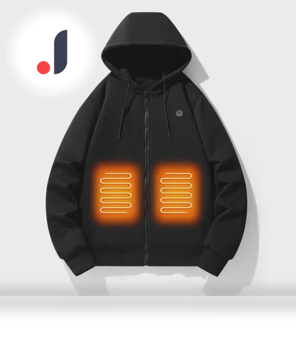 Smart Insulated Hooded Sweater Jacket — Insulated, VantaGoods
