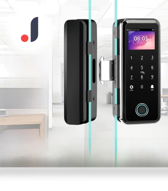 Smart Lock for Frameless Glass Door — Electromagnetic Security Locks, VantaGoods
