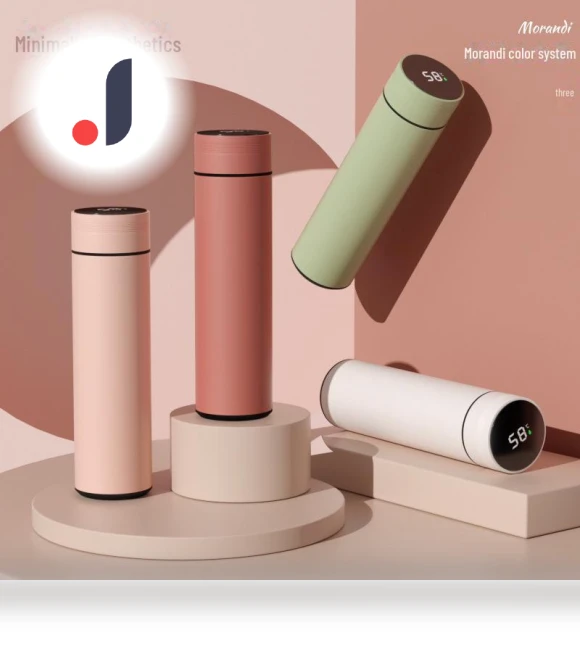 Smart Thermos with Temperature Display — Travel Drinkware, VividTrove