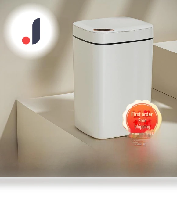 Smart Trash Can with Lid — Kitchen Cans, VividTrove
