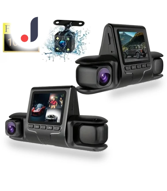 Triple Lens Car Dash Cam — Dashboard Cameras, LADAAUTO