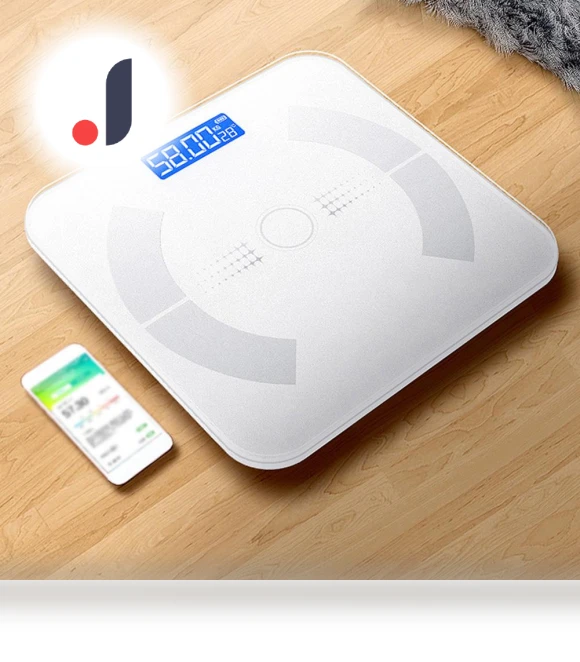 Bluetooth Body Fat Scale — Body Composition Analysis, DC-HOME Textile