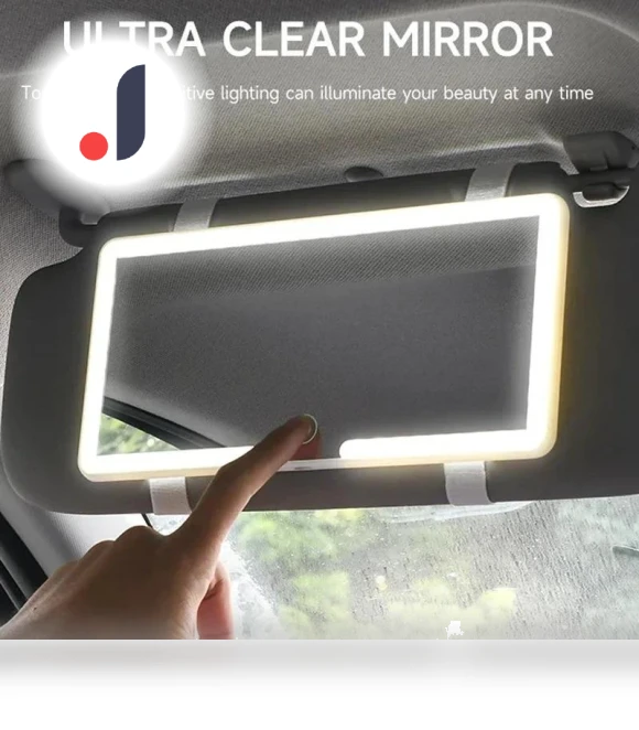 Car Sun Visor with LED Touch Screen and Makeup Mirror — Visor, EnjoyGoods