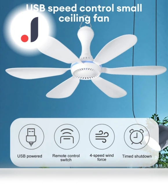 Ceiling Fan with USB Charging — Ceiling Fans, Chic Interiors