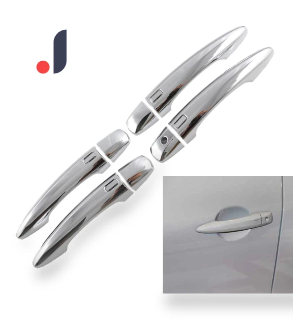 Chrome Car Exterior Side Smart Door Handle Trim — Chrome Trim & Accessories, Modern Home Furnishing