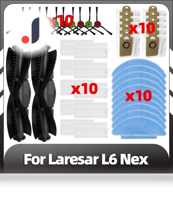 Compatible Replacement Parts for Laresar L6 Nex Robot Vacuum — Parts & Accessories, Modern Home Furnishing