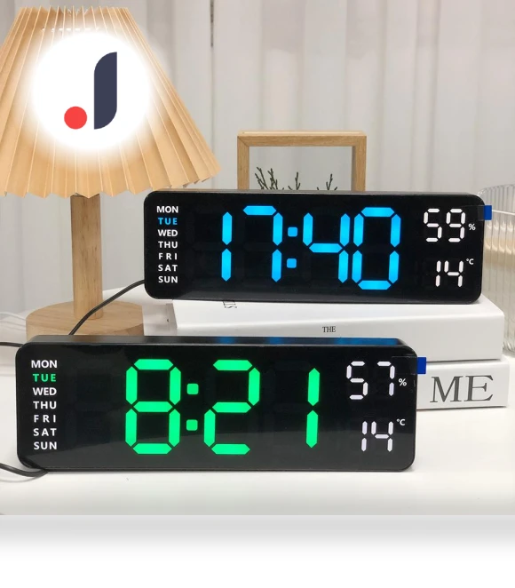 Digital Electronic Wall Clock — Clocks, DC-HOME Textile