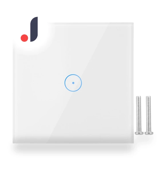 Glass Touch Panel Wi-Fi Smart Light Switch — Dimmer Switches, KONNWEI