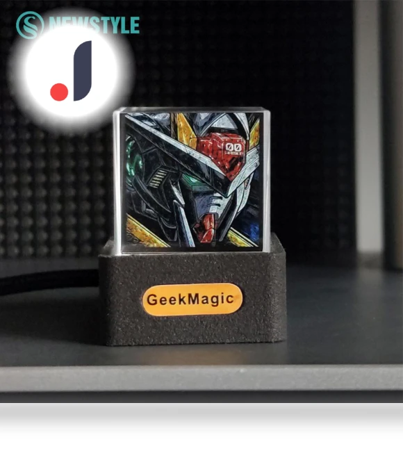 Holographic Digital Watch Mini TV Night Light — Clocks, Modern Home Furnishing