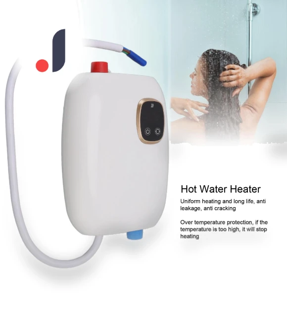 Instant Water Heater with Touch Screen — Towel Warmers, Modern Home Furnishing