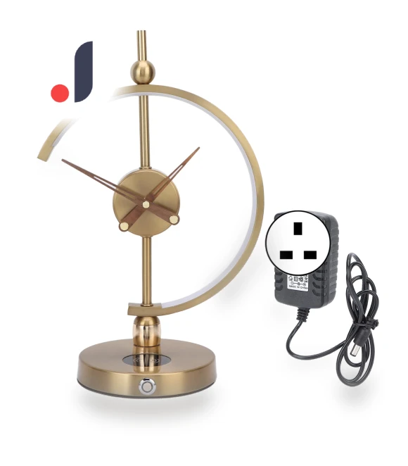 LED Lamp Clock — Desk & Shelf, KONNWEI