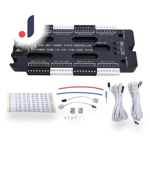 LED Stair Lighting Controller with Motion Sensor — Outdoor Security & Flood Lighting, KONNWEI