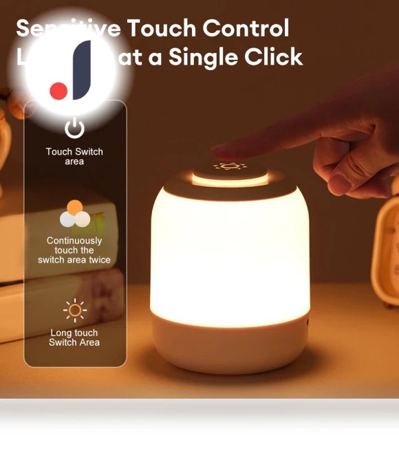 LED Touch Lamp — Night Lights, Chic Interiors