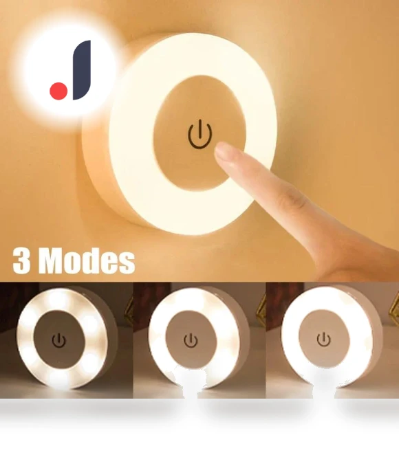 LED Touch Night Light — Night Lights, DC-HOME Textile