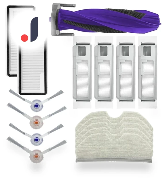 Main Side Brush, HEPA Filter, Mop Cloth, Dust Bags Spare Parts — Parts & Accessories, Modern Home Furnishing