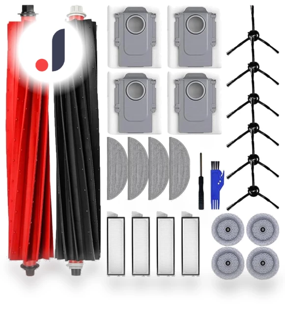 Main Side Brush, Hepa Filter, Mop Pads, Dust Bags Spare Parts — Parts & Accessories, Modern Home Furnishing