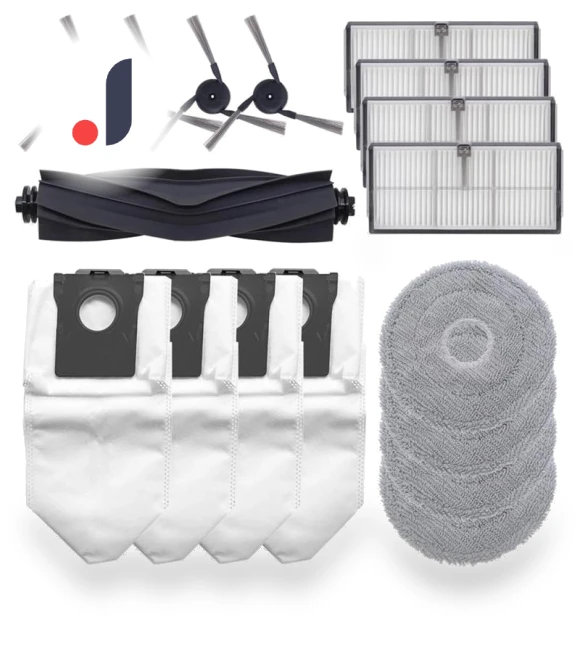 Main Side Brush, HEPA Filters, Mop Cloth, Dust Bags — Parts & Accessories, Modern Home Furnishing