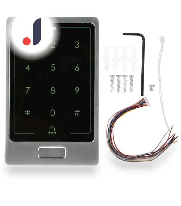 Metal 125 kHz WG26/34 Touch Keypad — Access Control Keypads, KONNWEI