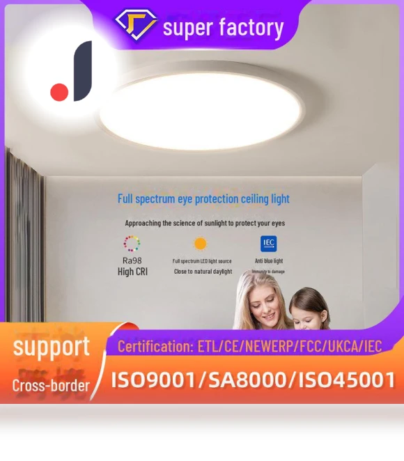 Modern Smart Ceiling Light with Full Eye Protection — Overhead Lighting, WoW Home