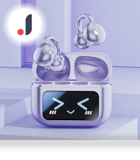 Open Ear Clip-On Wireless Headphones — In-Ear Headphones, Junmaocun
