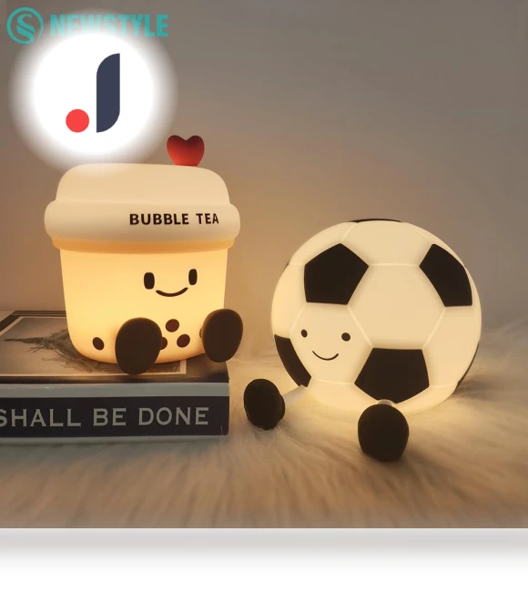 Rechargeable Football Night Light with Timer — Lamps & Shades, Modern Home Furnishing