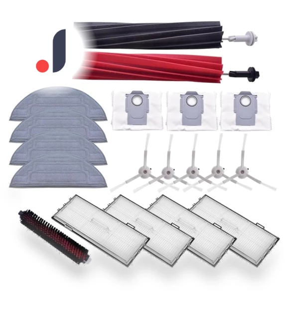 Replacement Side Brush, HEPA Filter, Mop Cloth, Dust Bag — Parts & Accessories, Modern Home Furnishing