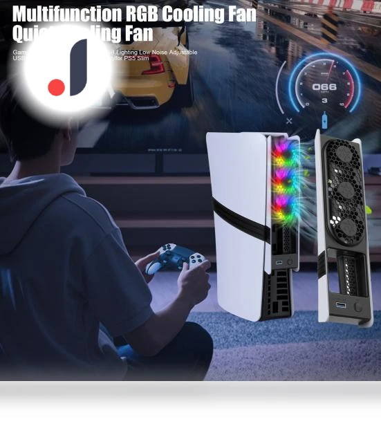 RGB Cooling Fan for Gaming Console — Cooling Pads & Fans, liqiangang
